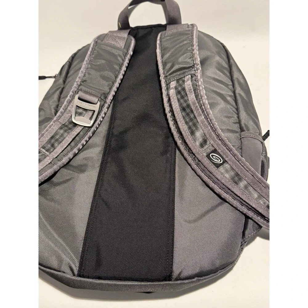 Timbuk2 Backpack Medium Gray Black And Yellow Laptop Bag